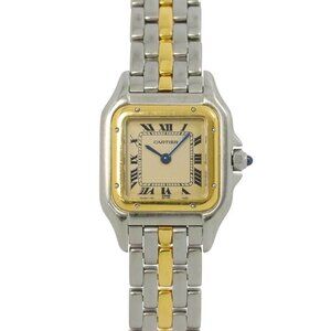 Cartier Panthere one Row SM Quartz Cream Dial K18YG Ladies Watch 90265729